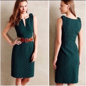 Anthropologie Tabitha Tema Basketweave Dress